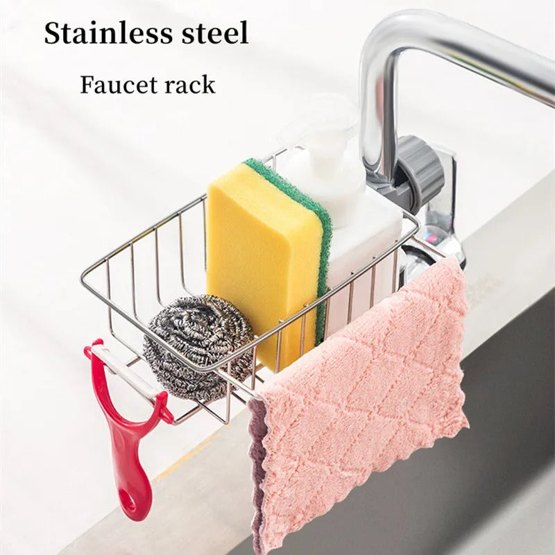 Stainless Steel Faucet Storage