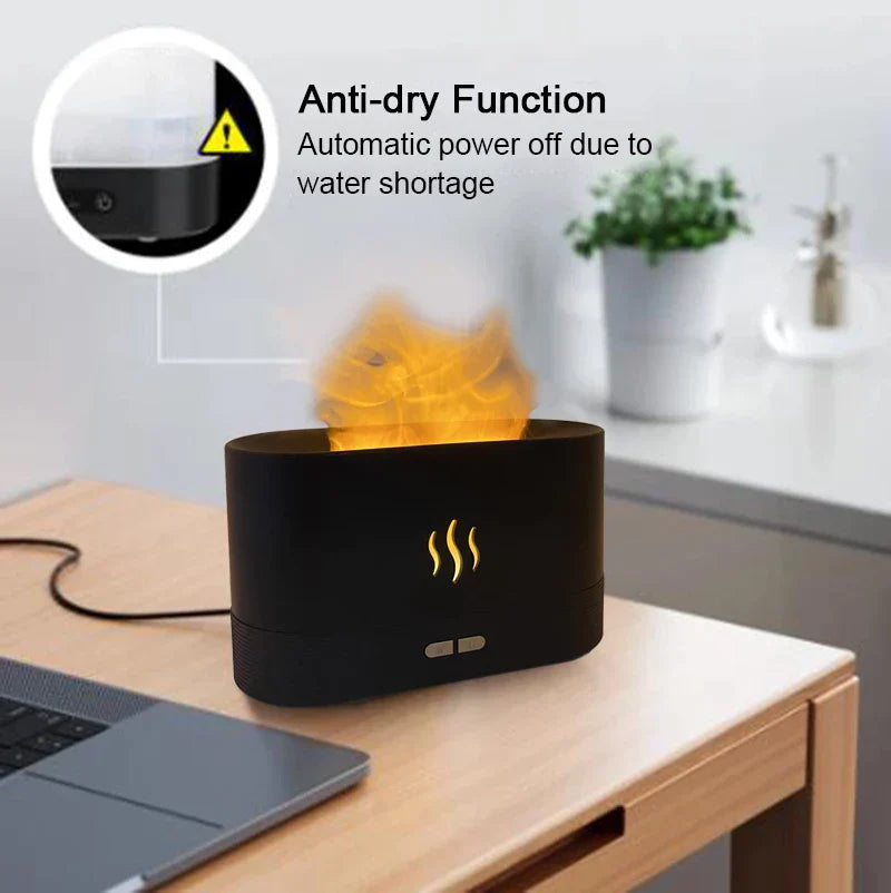 RGB Flame Humidifier and