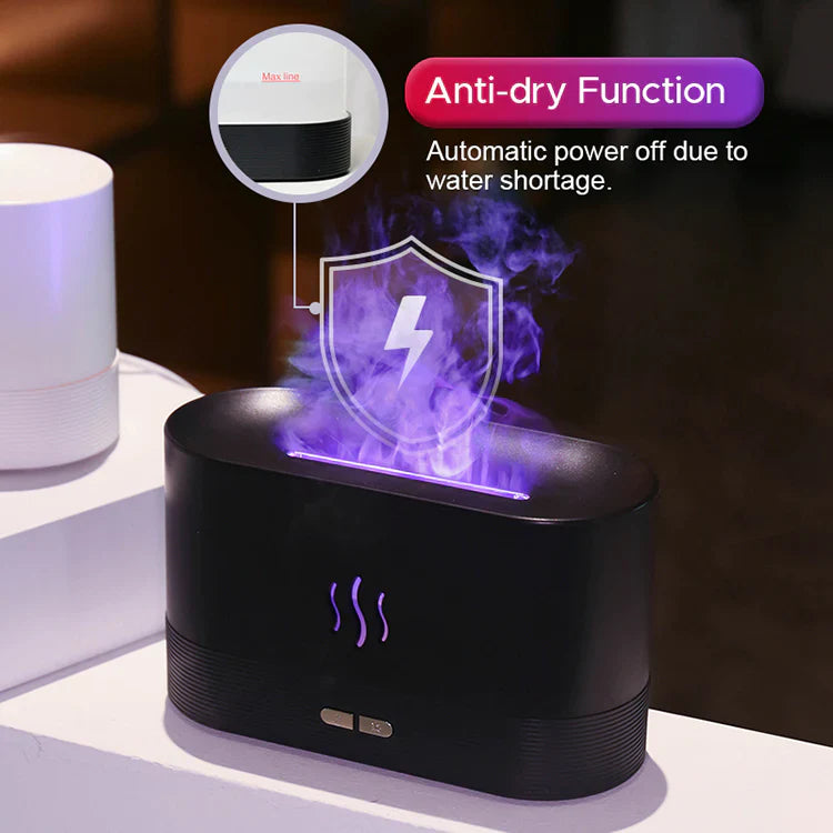 RGB Flame Humidifier and