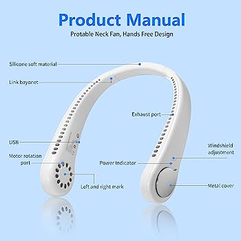 Rechargeable Portable Hanging Neck