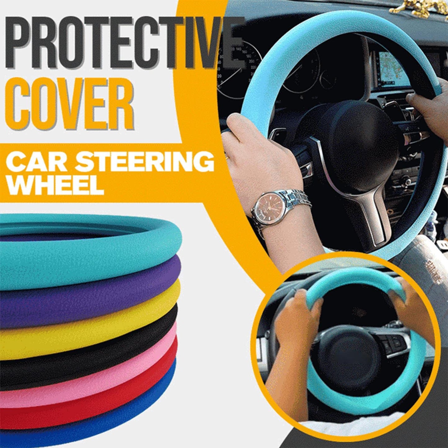 Soft Silicone Car Steering