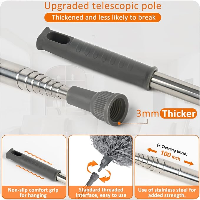 Flexible Microfiber Feather Duster