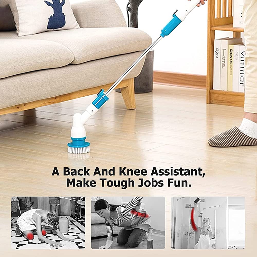 Rechargeable Spin Scrubber Long