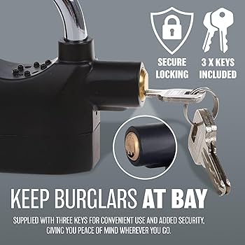 Anti-Theft Alarm Padlock