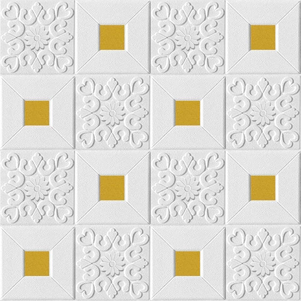 3D Brick Design Self-Adhesive