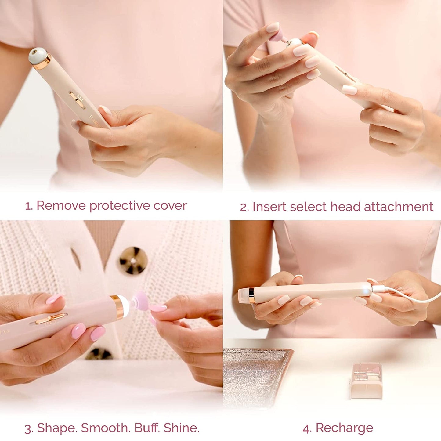 Rechargeable Flawless Salon Nail