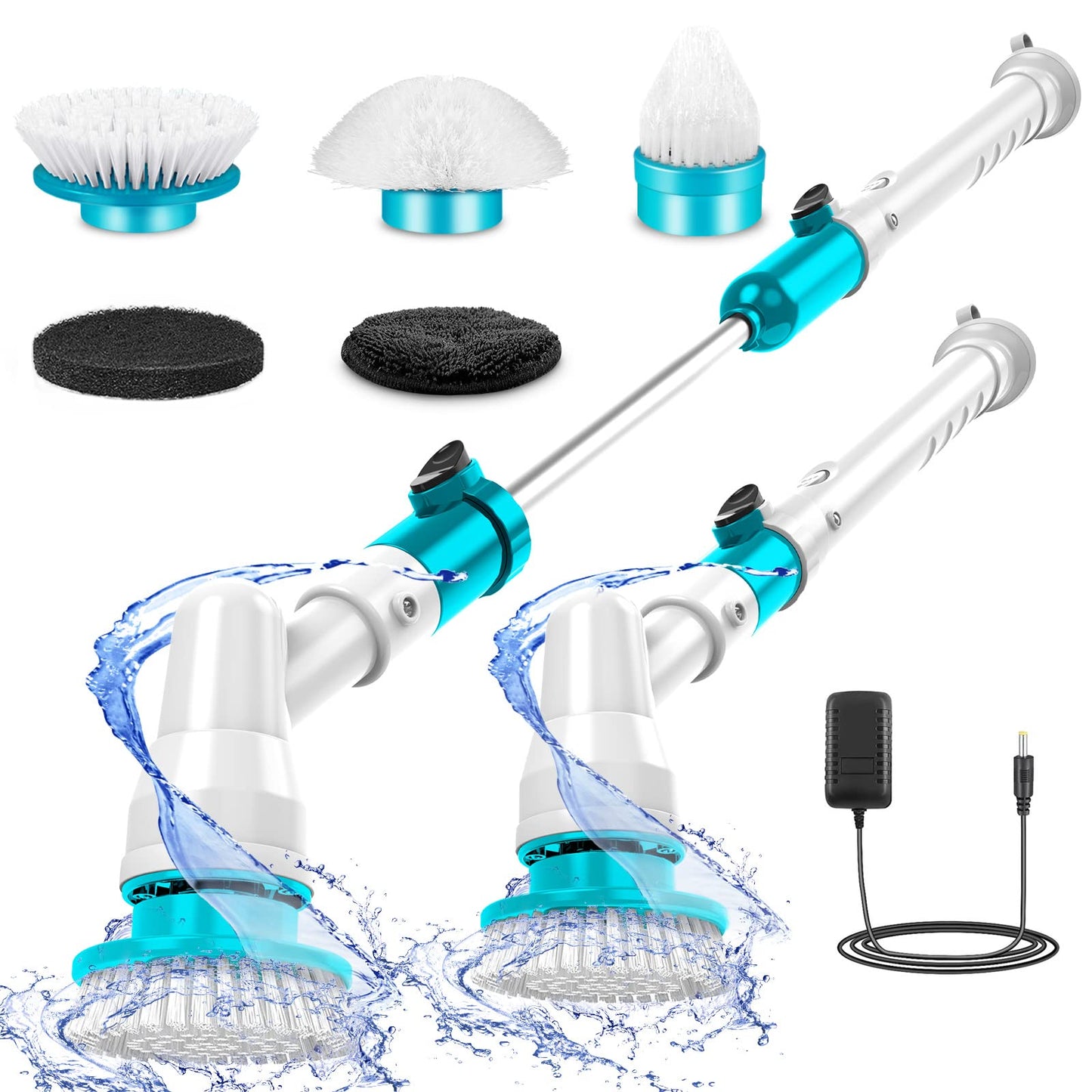 Rechargeable Spin Scrubber Long