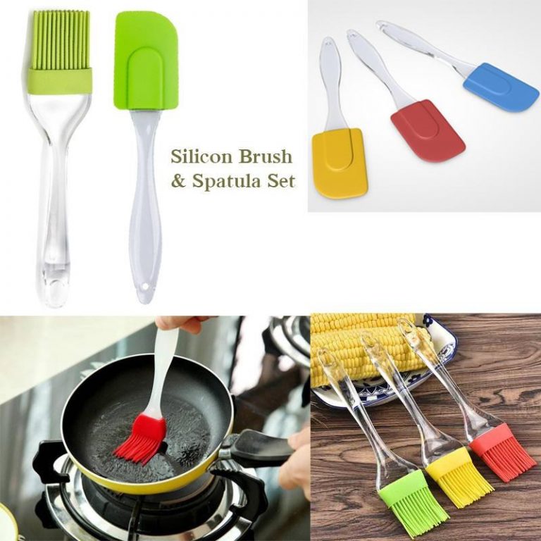 2 Pair 4PCS -  Spatula & BBQ Oil Brush