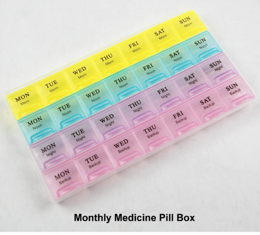 Monthly Pill Box ampm
