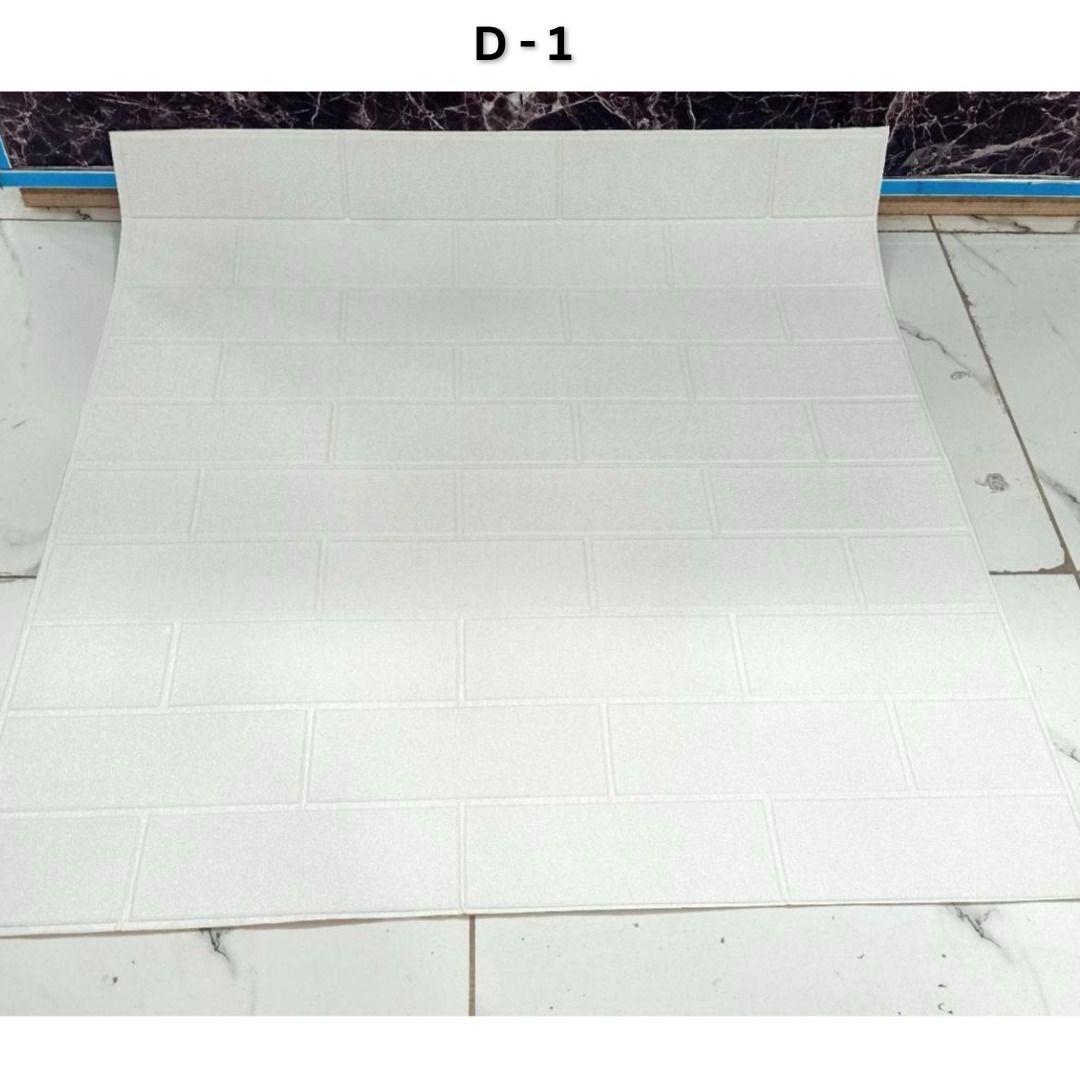 3D Brick Design Self-Adhesive