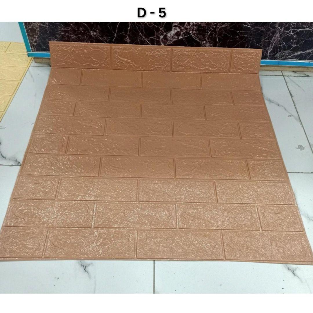 3D Brick Design Self-Adhesive