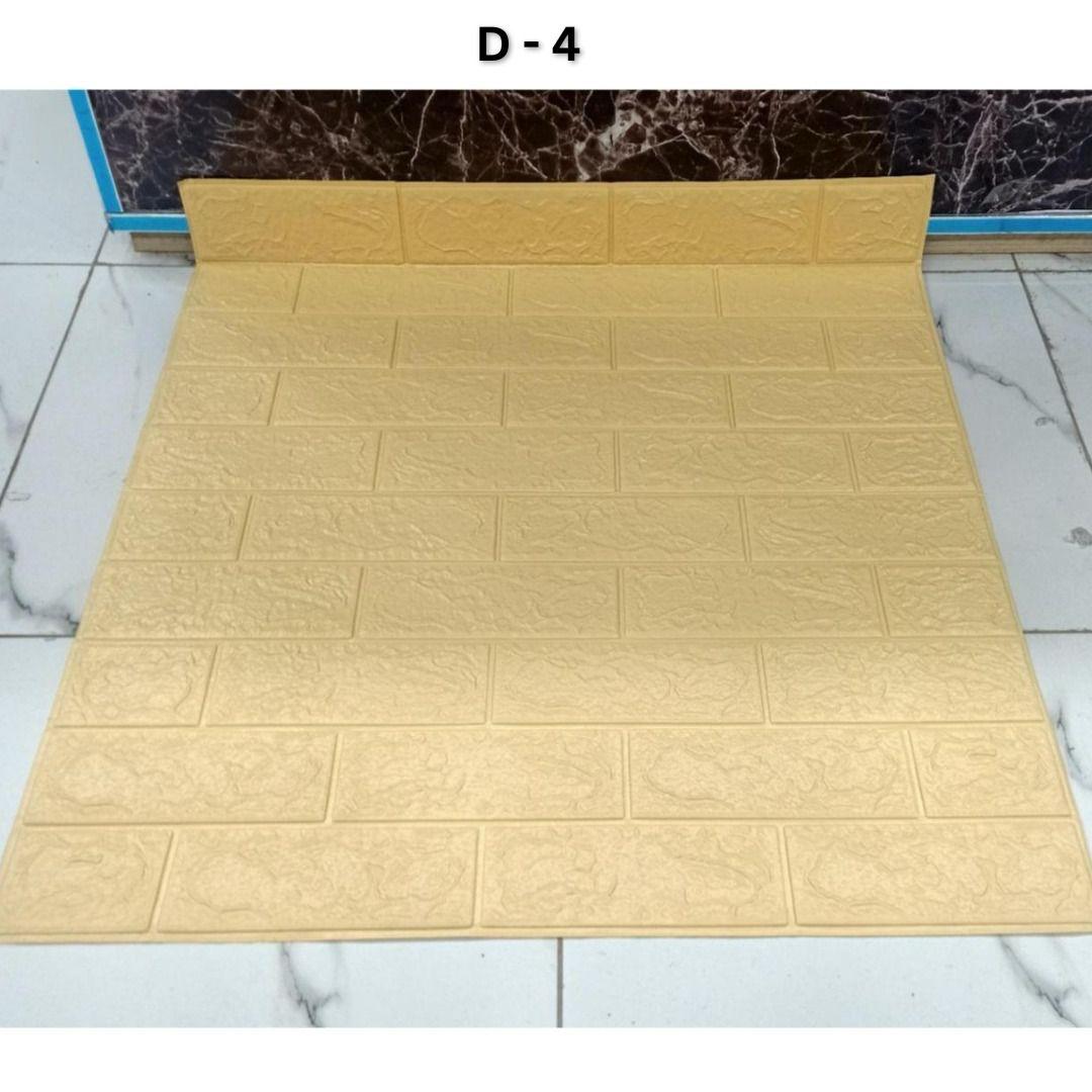 3D Brick Design Self-Adhesive