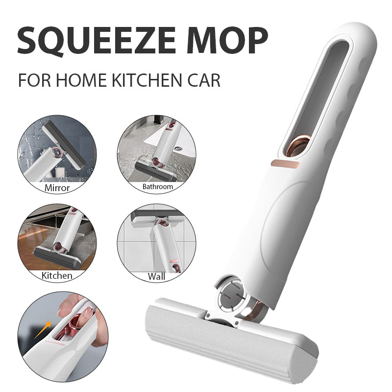 Portable Self-Squeeze Mini Mop