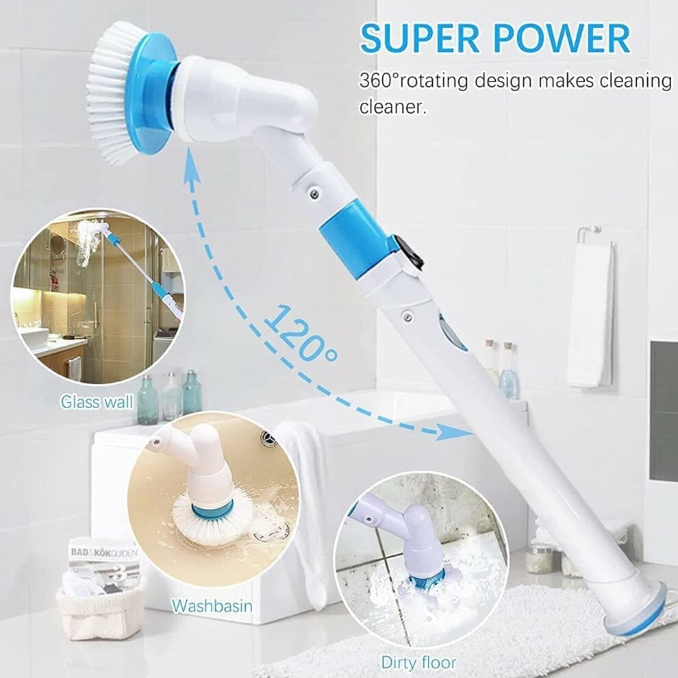 Rechargeable Spin Scrubber Long