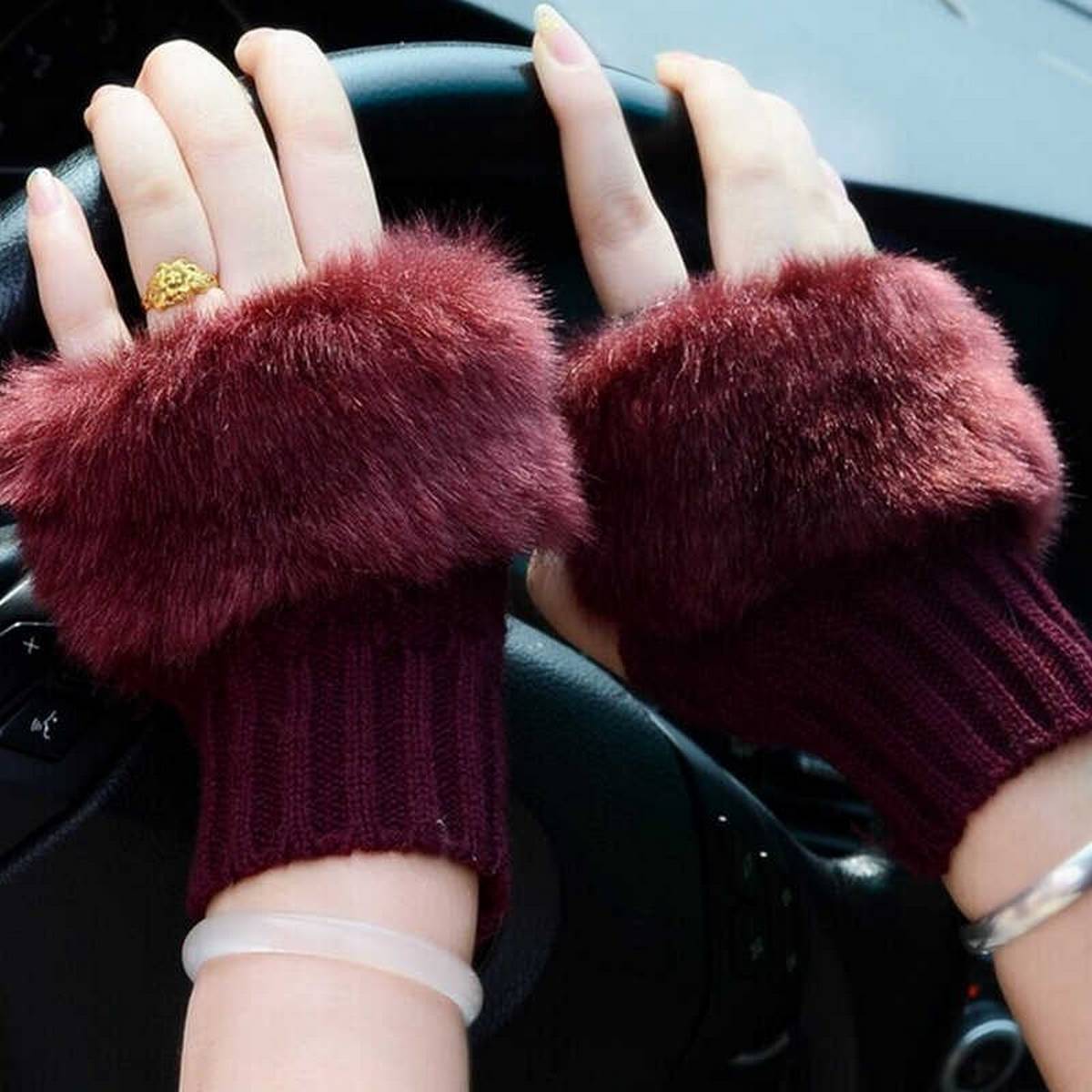 Fancy Winter Wool Gloves