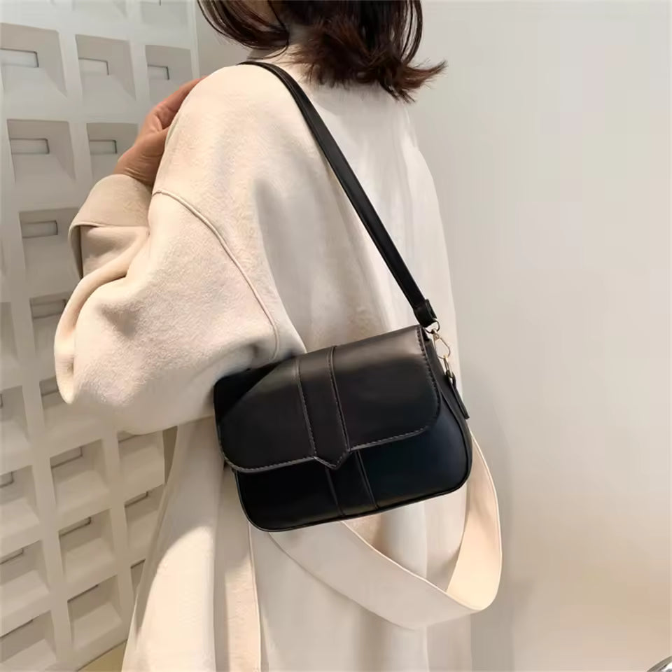 Crossbody Bag Solid Color Handbags Pouch Trendy Messenger Bag For Travel Work Or Office Daily Use