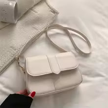Crossbody Bag Solid Color Handbags Pouch Trendy Messenger Bag For Travel Work Or Office Daily Use