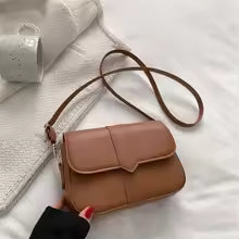 Crossbody Bag Solid Color Handbags Pouch Trendy Messenger Bag For Travel Work Or Office Daily Use