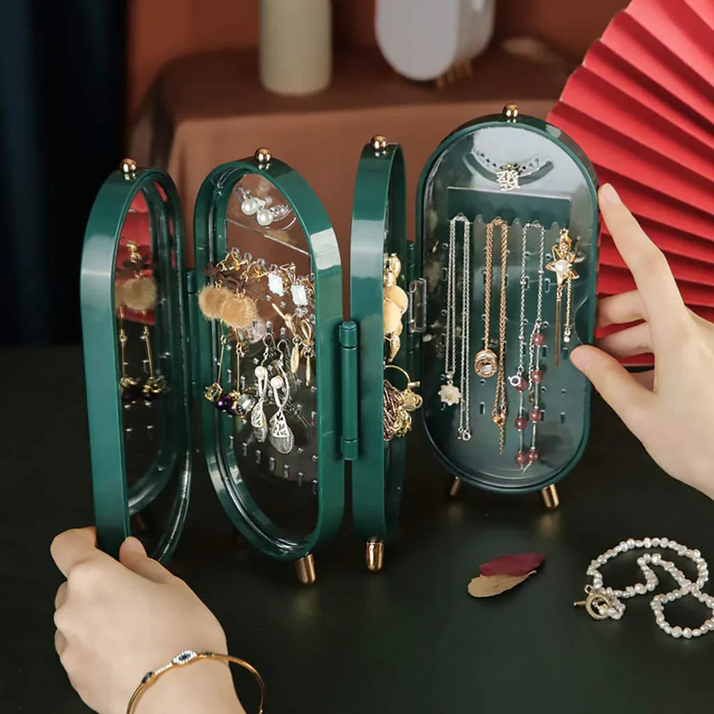 Foldable Jewelry Organizer With